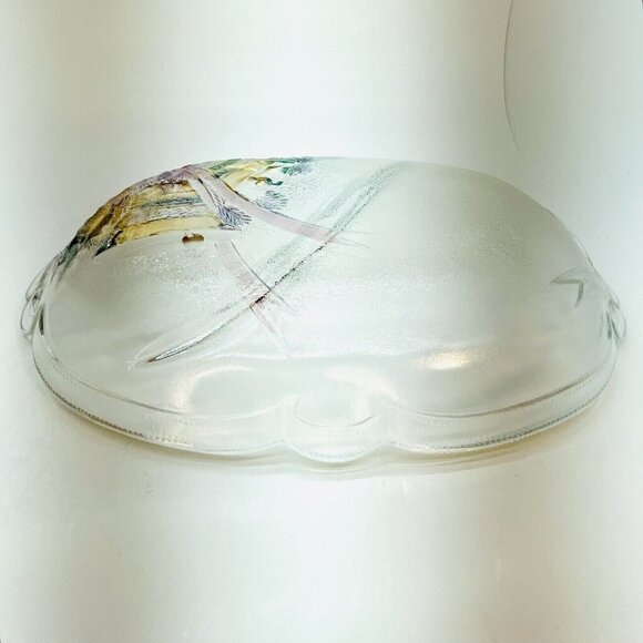 Mikasa Oval Glass Divided Serving Platter "Celebrations" Holiday Bells Japan - Picture 8 of 12